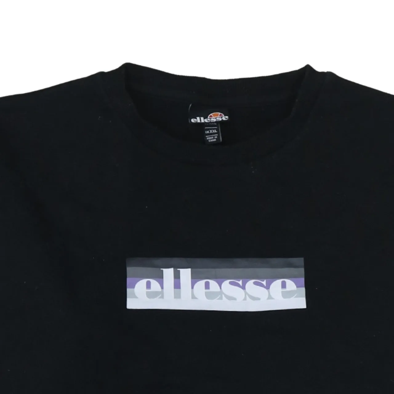 Ellesse 90's Spellout Crew Neck Sweatshirt XXLarge (2XL) Black sold by Vintage Club product image thumbnail 3