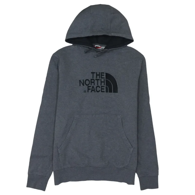 The North Face 90's Spellout Pullover Hoodie Large Grey sold by Vintage Club