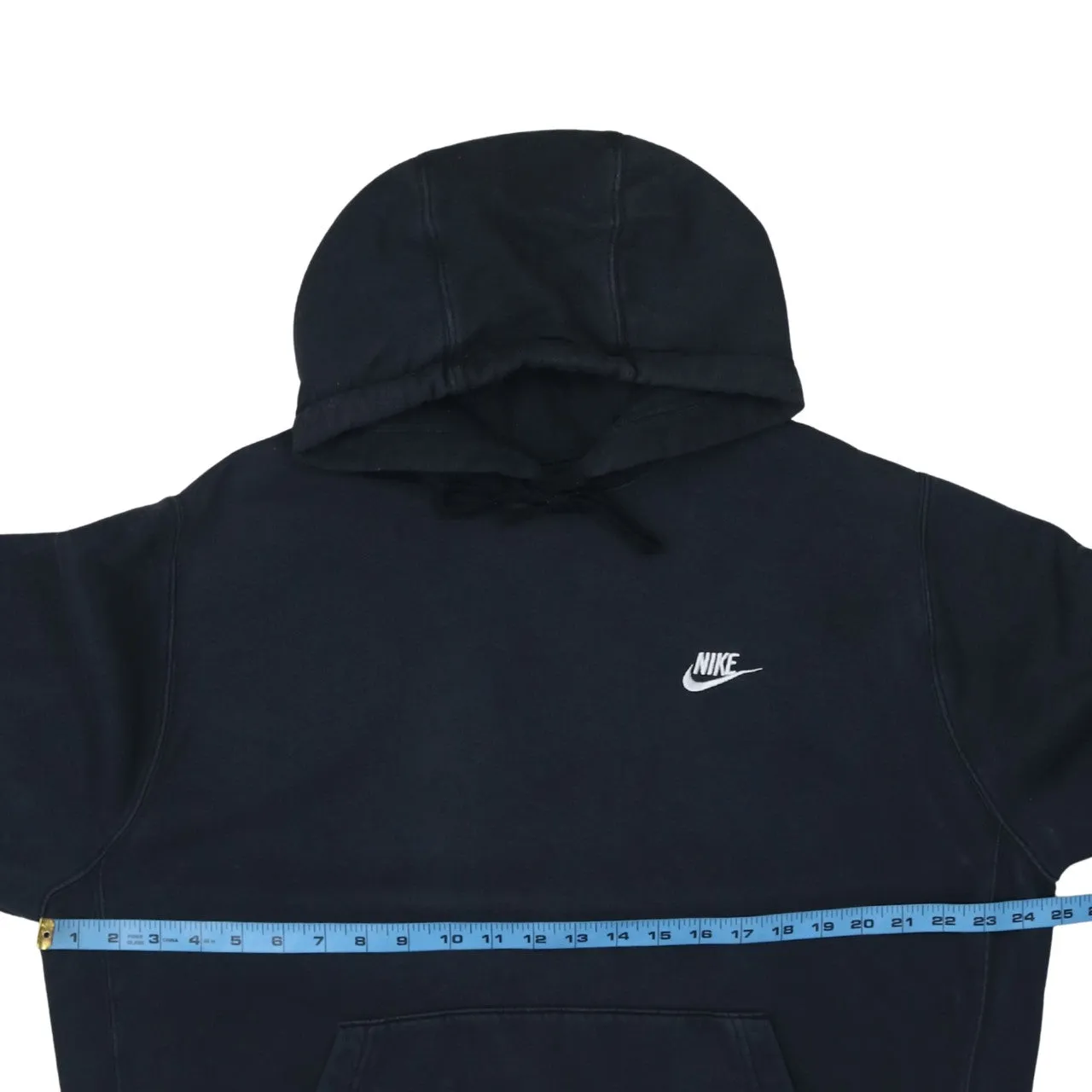 Nike 90's Swoosh Pullover Hoodie Large Black sold by Vintage Club product image thumbnail 5