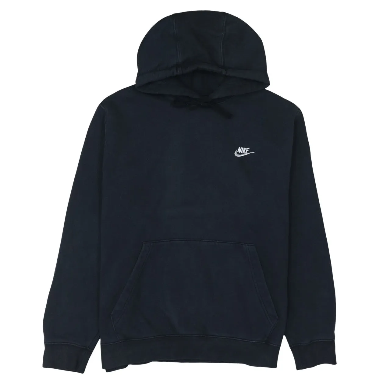 Nike 90's Swoosh Pullover Hoodie Large Black sold by Vintage Club