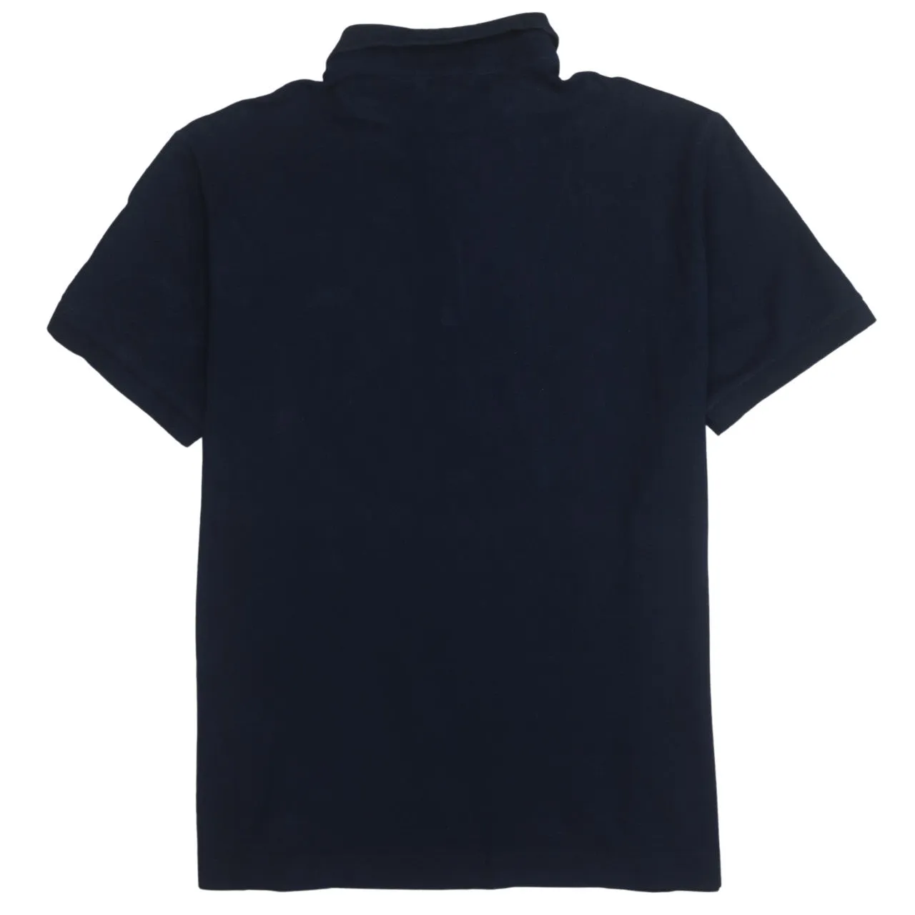 Lacoste 90's Short Sleeves Quarter Button Polo Shirt XLarge Navy Blue sold by Vintage Club product image thumbnail 2