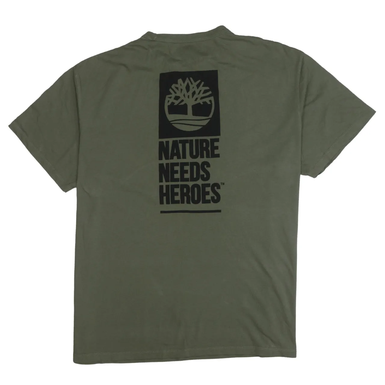 Timberland 90's Short Sleeves Crew Neck T Shirt XLarge Green sold by Vintage Club product image thumbnail 2