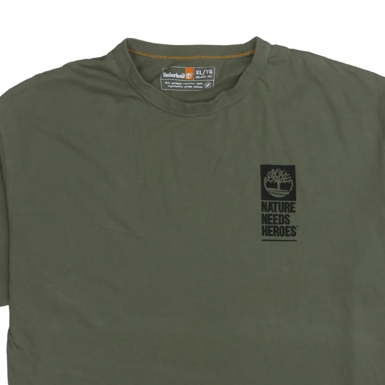 Timberland 90's Short Sleeves Crew Neck T Shirt XLarge Green sold by Vintage Club product image thumbnail 3