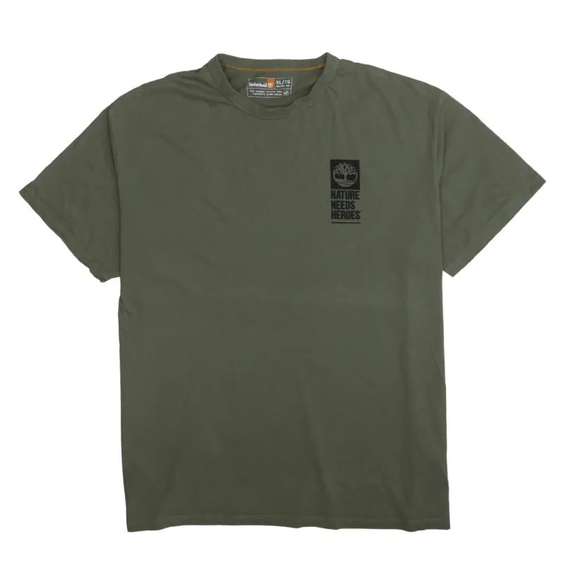 Timberland 90's Short Sleeves Crew Neck T Shirt XLarge Green sold by Vintage Club