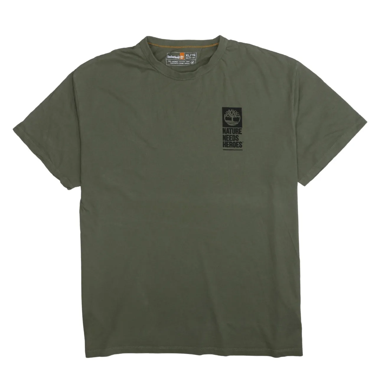 Timberland 90's Short Sleeves Crew Neck T Shirt XLarge Green sold by Vintage Club