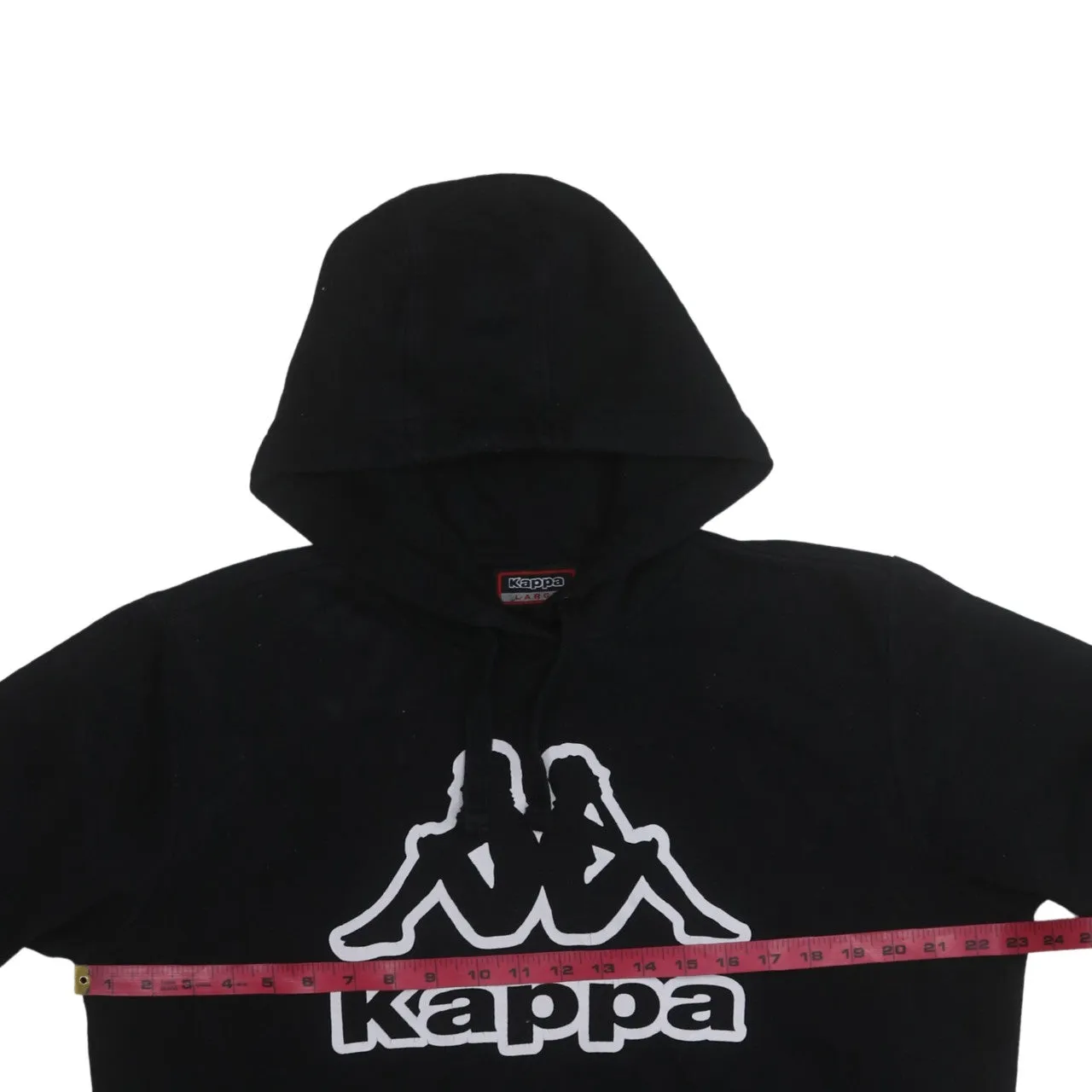 Kappa 90's Spellout Pullover Hoodie Large Black sold by Vintage Club product image thumbnail 5