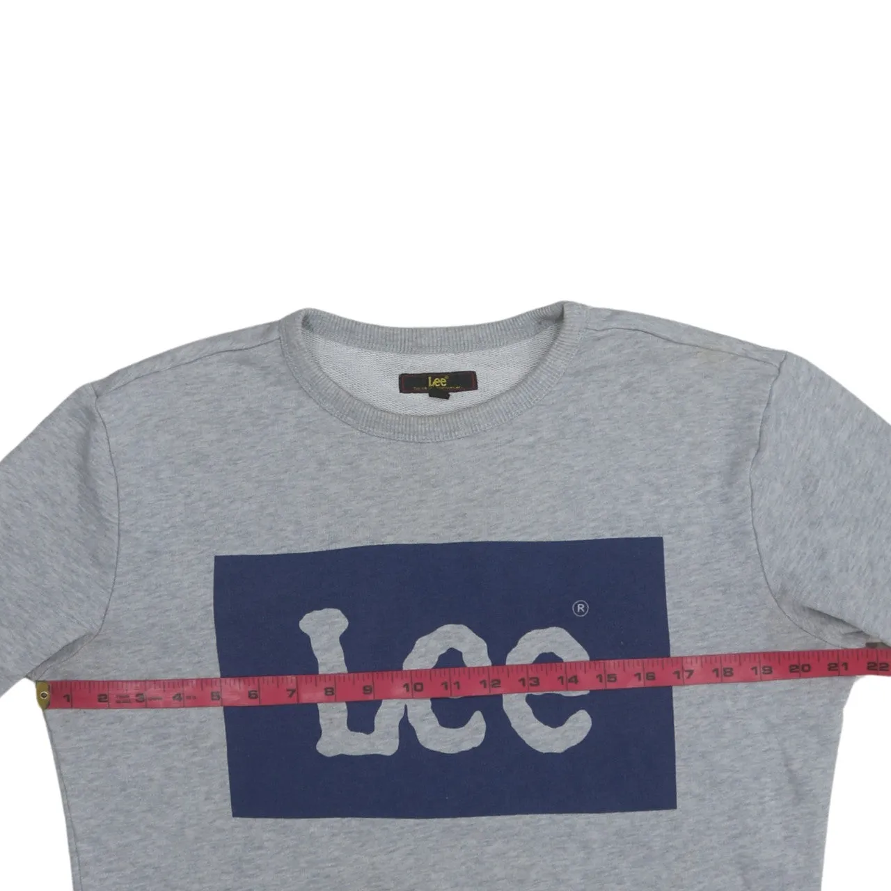 Lee 90's Spellout Crew Neck Sweatshirt Small Grey sold by Vintage Club product image thumbnail 5