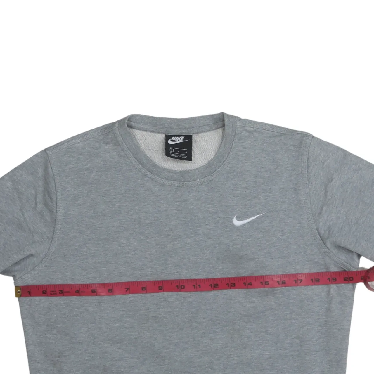 Nike 90's Swoosh Crew Neck Sweatshirt Medium Grey sold by Vintage Club product image thumbnail 5
