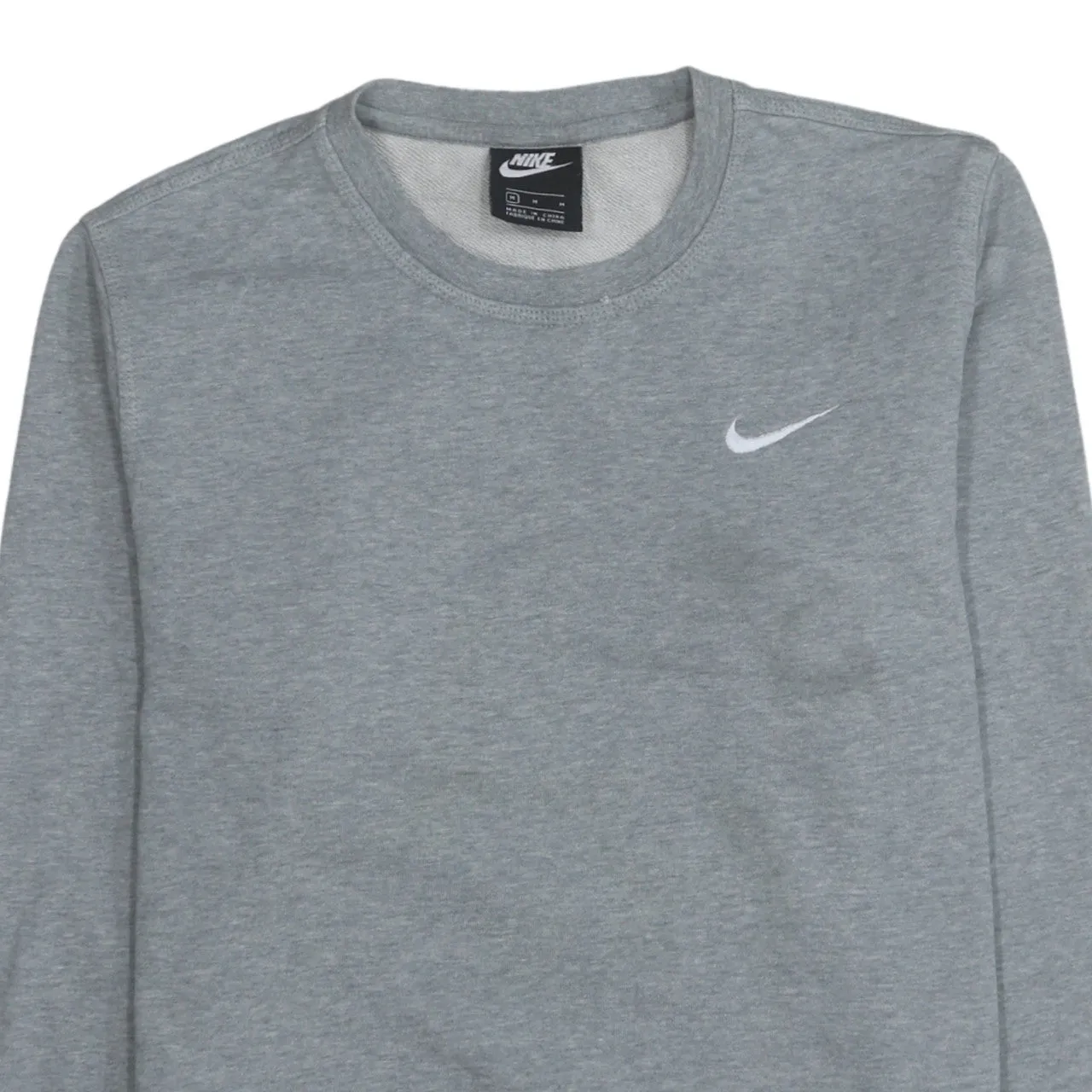 Nike 90's Swoosh Crew Neck Sweatshirt Medium Grey sold by Vintage Club product image thumbnail 3