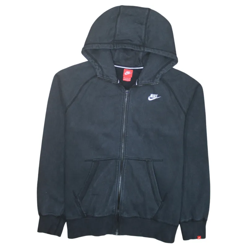 Nike 90's Swoosh Full Zip Up Hoodie XLarge Black sold by Vintage Club