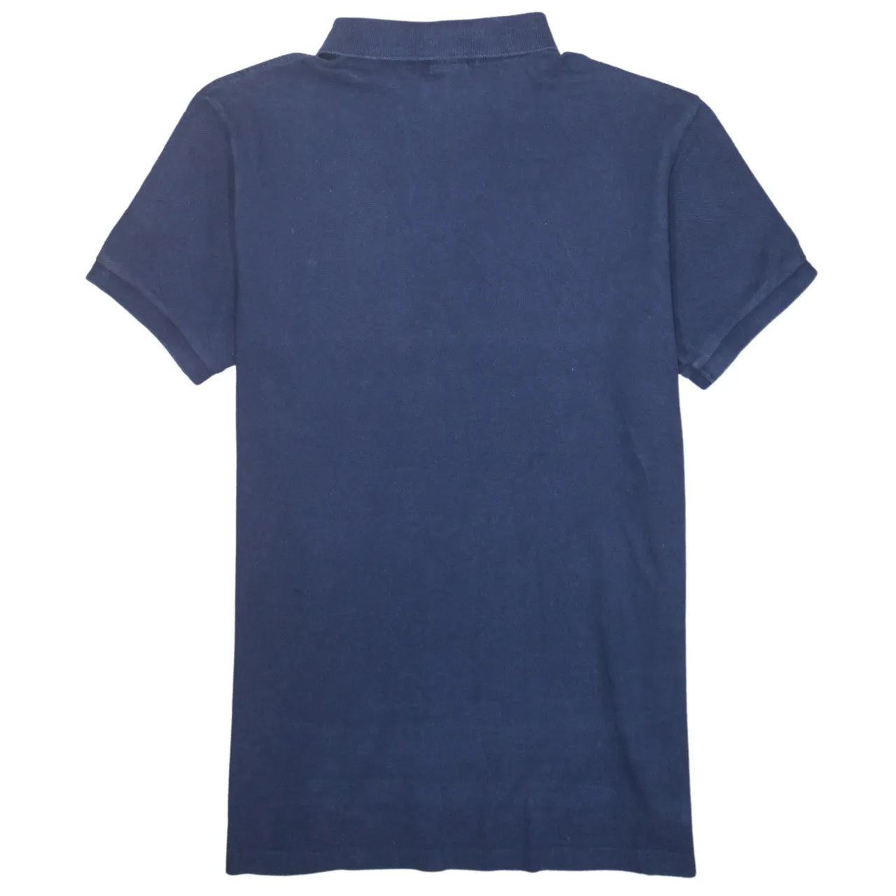 Polo Ralph Lauren 90's Short Sleeves Quarter Button Polo Shirt Large Navy Blue sold by Vintage Club product image thumbnail 2