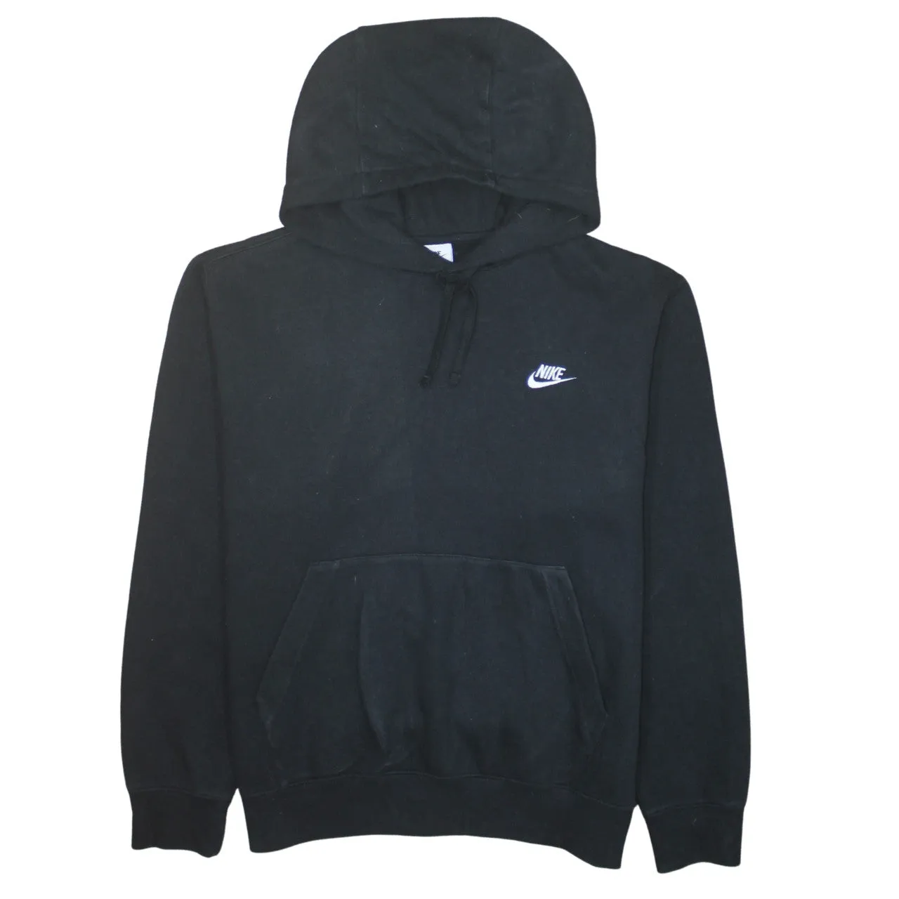 Nike 90's Swoosh Pullover Hoodie Medium Black sold by Vintage Club