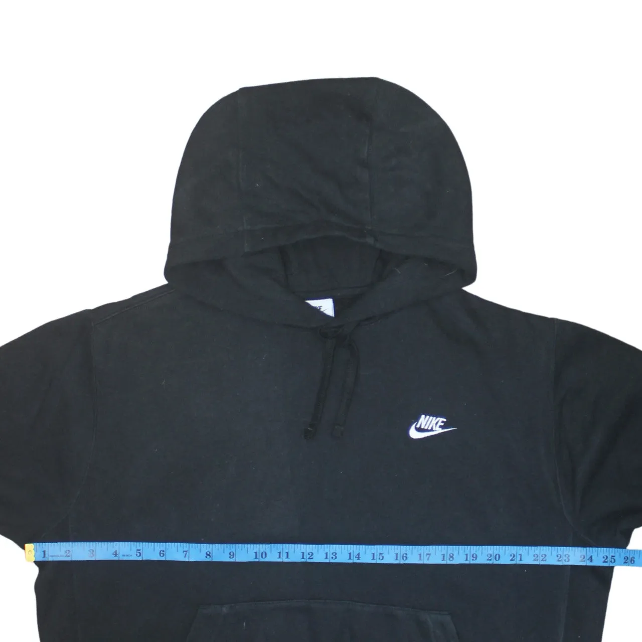 Nike 90's Swoosh Pullover Hoodie Medium Black sold by Vintage Club product image thumbnail 5