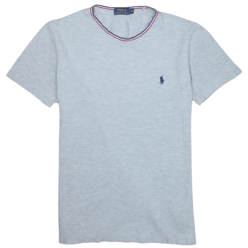 Polo Ralph Lauren 90's Short Sleeves Crew Neck T Shirt Medium Grey made by Polo by Ralph Lauren