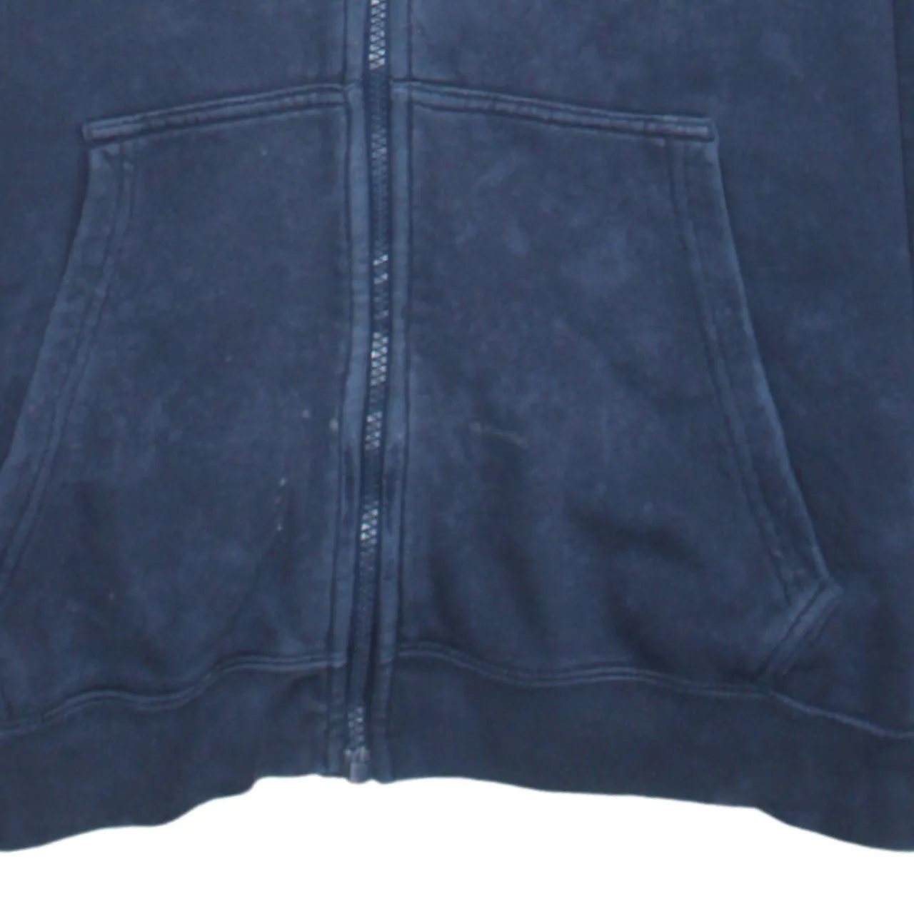 Nike 90's Swoosh Full Zip Up Hoodie Medium Navy Blue sold by Vintage Club product image thumbnail 4