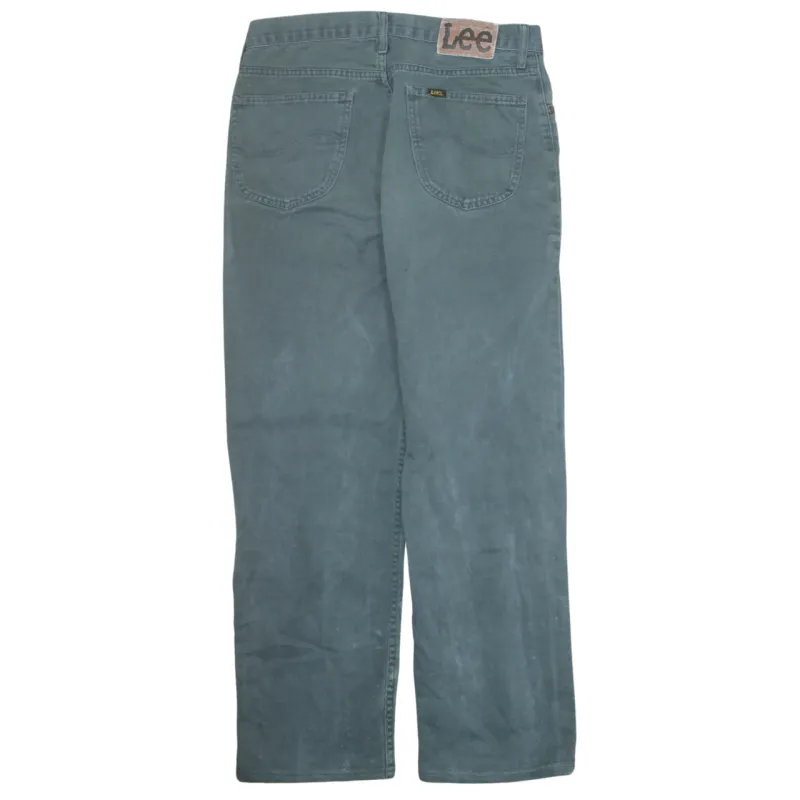 Lee 90's Lightweight Straight Leg Baggy Trousers / Pants 32 Grey made by Lee
