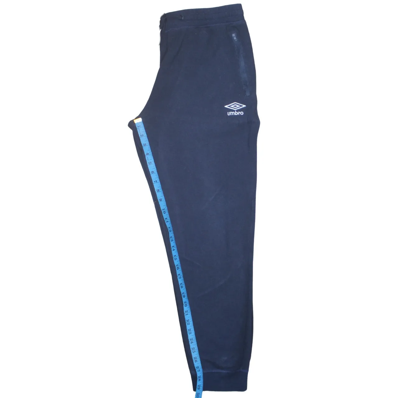 Umbro 90's Rib Cuff Casual Joggers / Sweatpants XXLarge (2XL) Navy Blue sold by Vintage Club product image thumbnail 5