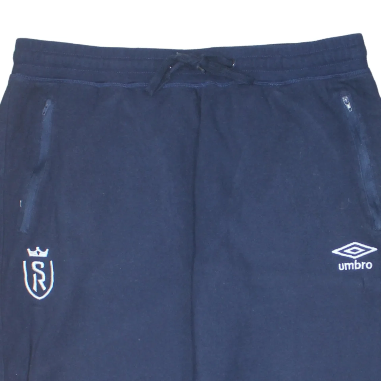 Umbro 90's Rib Cuff Casual Joggers / Sweatpants XXLarge (2XL) Navy Blue sold by Vintage Club product image thumbnail 3