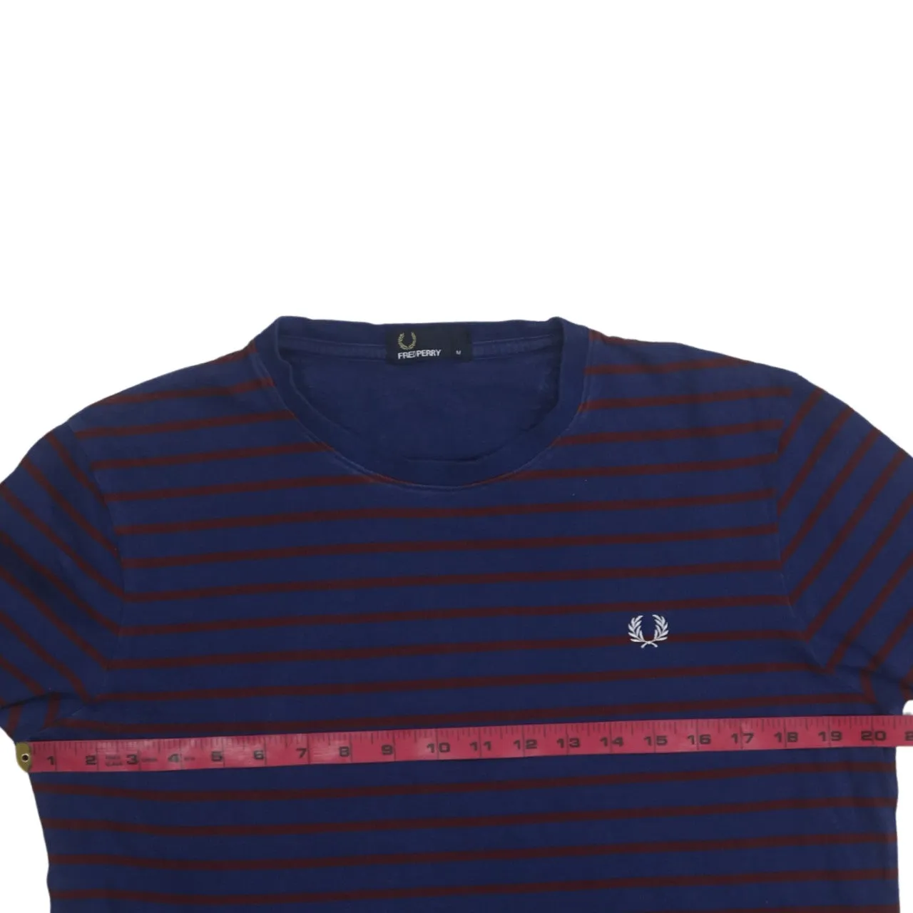 FRED PERRY 90's Lightweight Crew Neck Sweatshirt Medium Navy Blue sold by Vintage Club product image thumbnail 5
