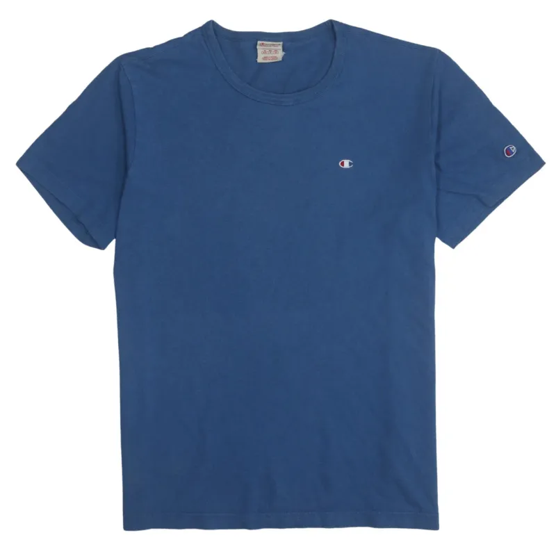 Champion 90's Short Sleeves Crew Neck T Shirt XLarge Blue sold by Vintage Club