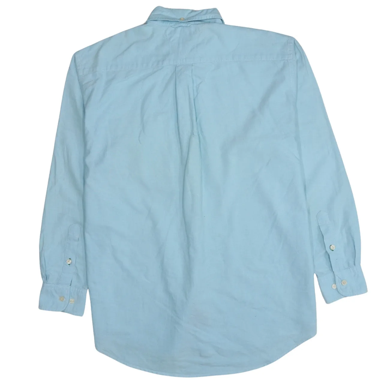Tommy Hilfiger 90's Long Sleeve Button Up Shirt Medium Blue sold by Vintage Club product image thumbnail 2