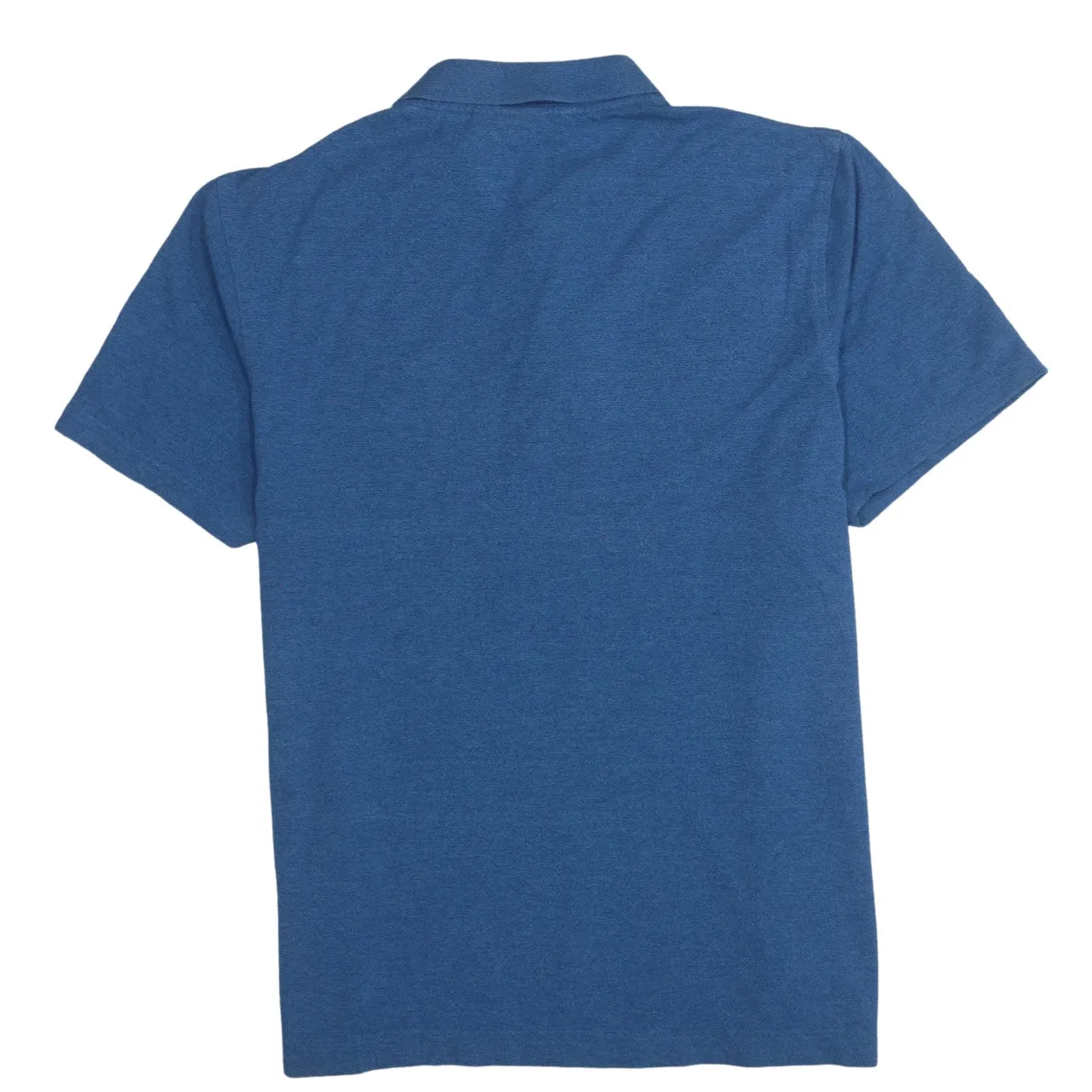 Lacoste 90's Short Sleeves Quarter Button Polo Shirt XLarge Blue sold by Vintage Club product image thumbnail 2