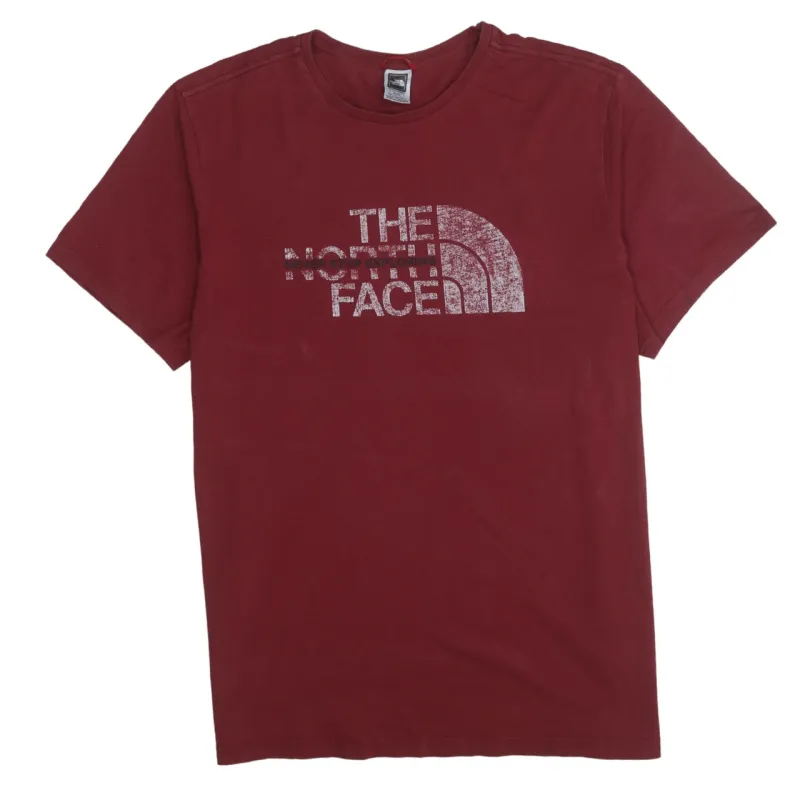 The North Face 90's Short Sleeves Crew Neck T Shirt XLarge Red made by The North Face