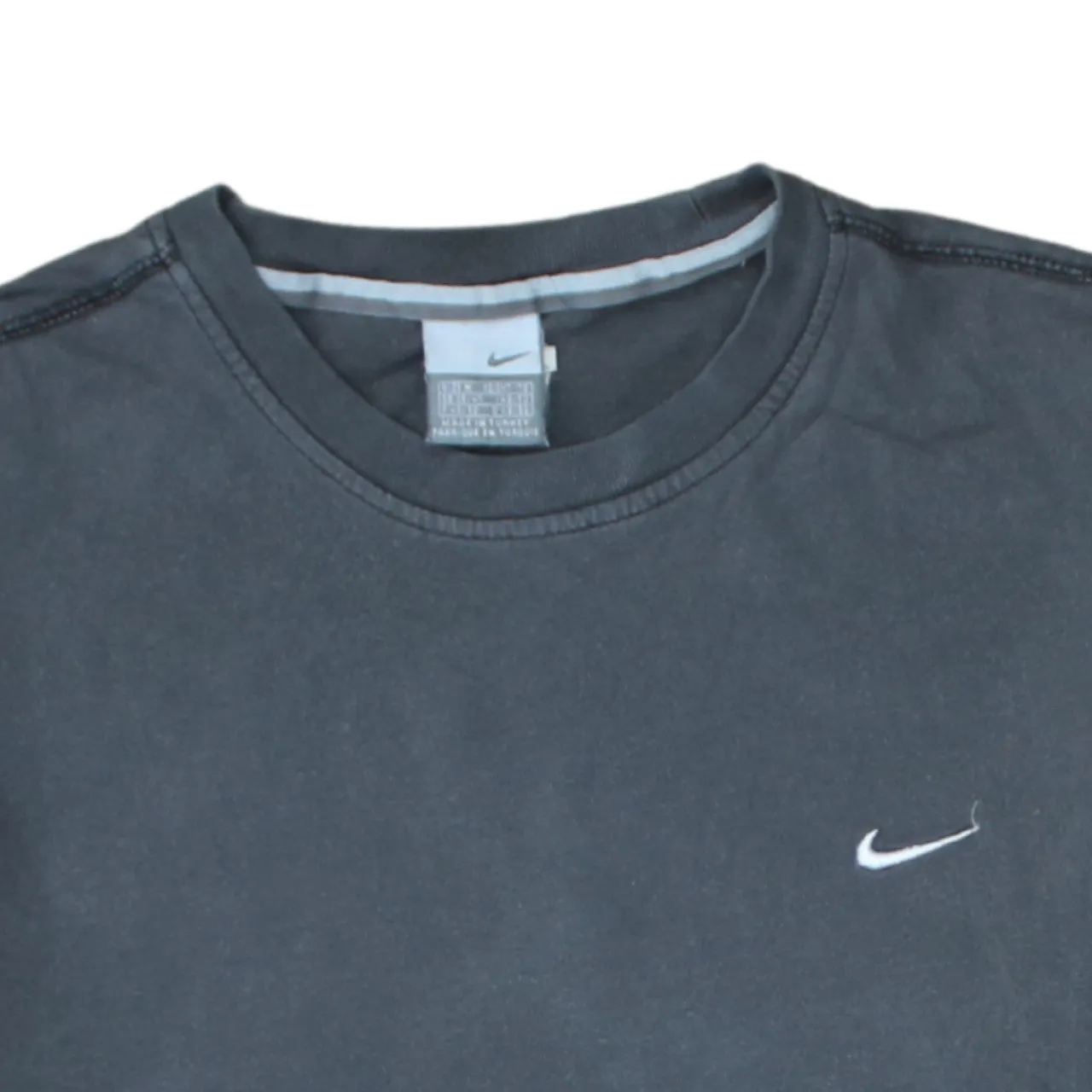 Nike 90's Swoosh Short Sleeves T Shirt Medium Grey sold by Vintage Club product image thumbnail 3