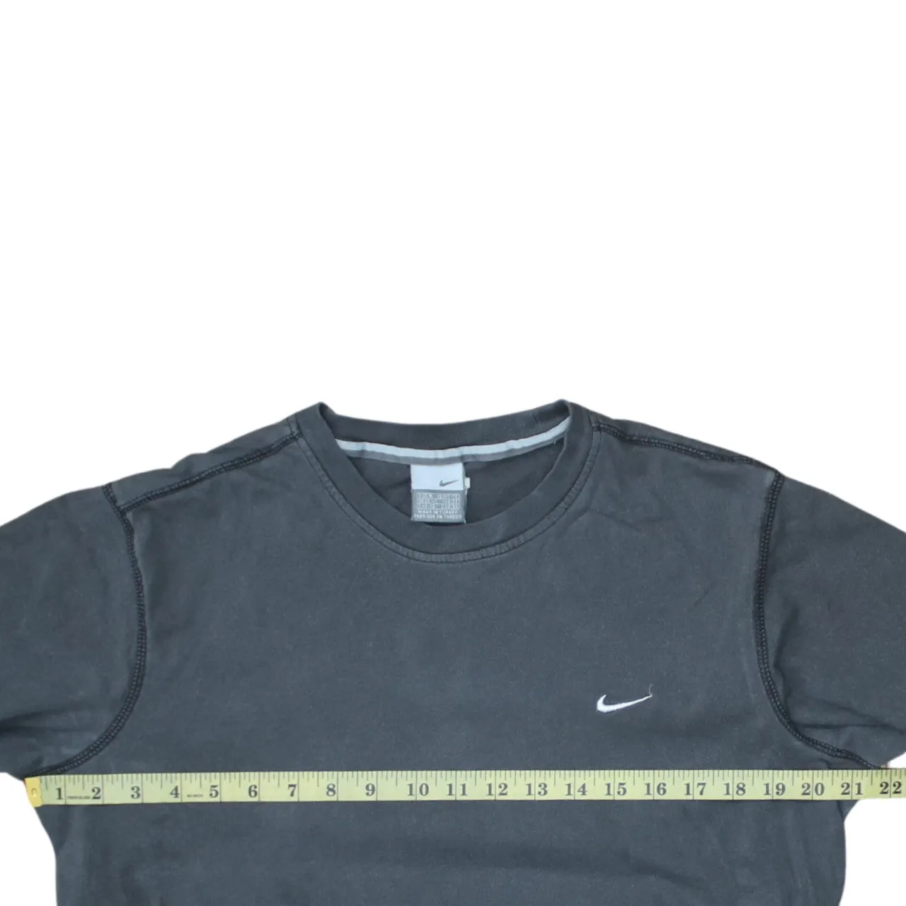 Nike 90's Swoosh Short Sleeves T Shirt Medium Grey sold by Vintage Club product image thumbnail 5
