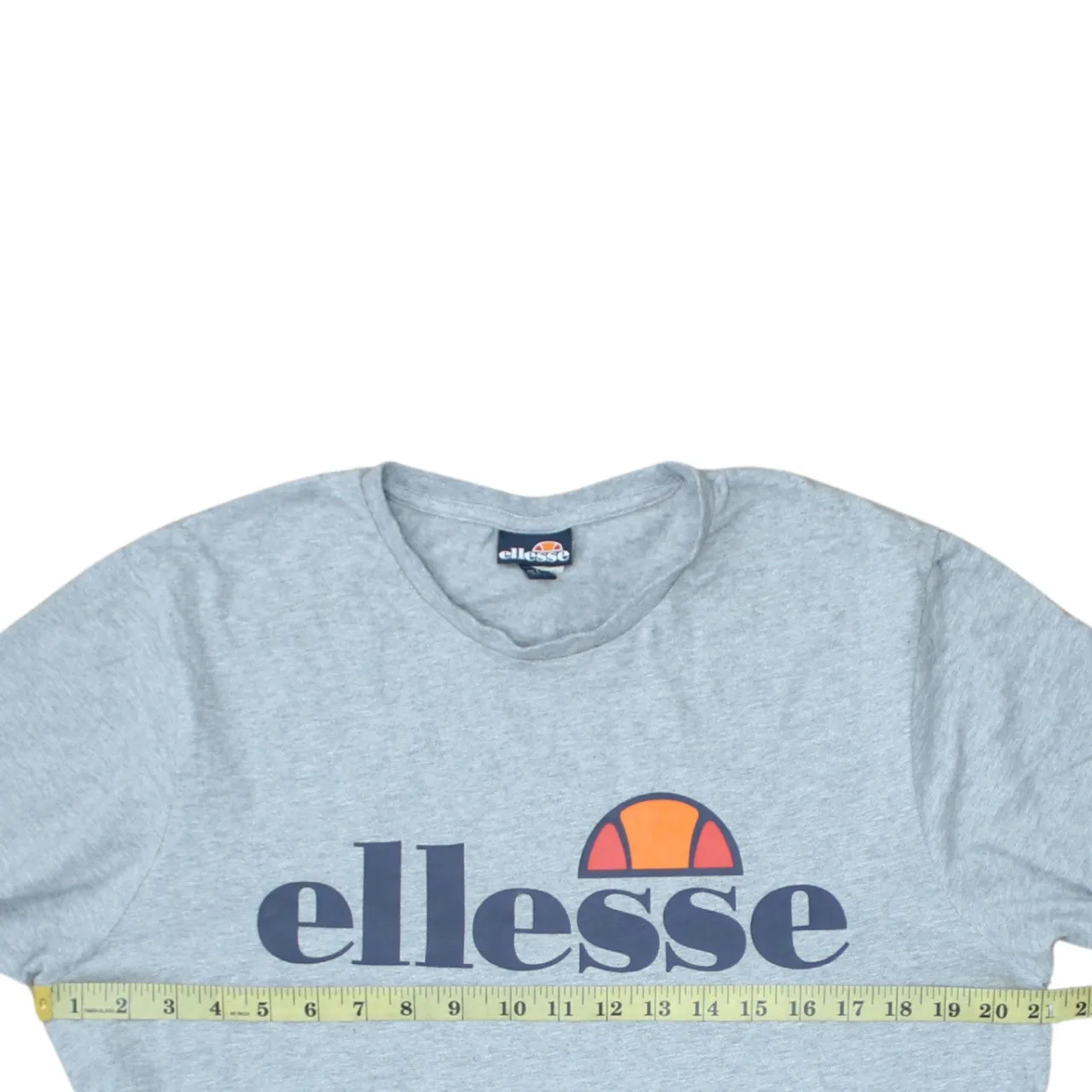Ellesse 90's Spellout Short Sleeves T Shirt Large Grey sold by Vintage Club product image thumbnail 5