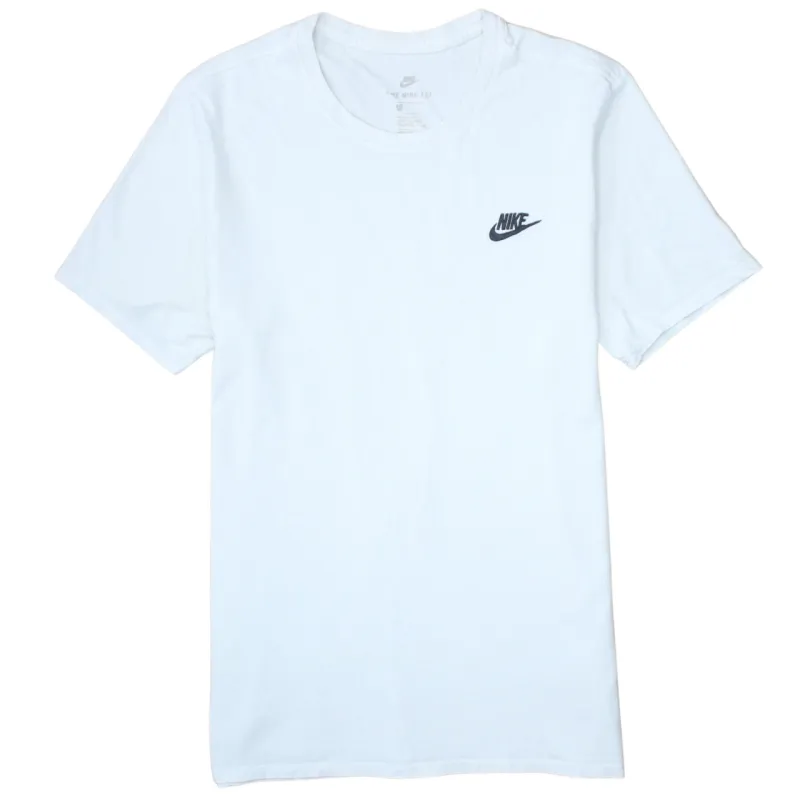 Nike 90's Swoosh Short Sleeves T Shirt Large White made by Nike