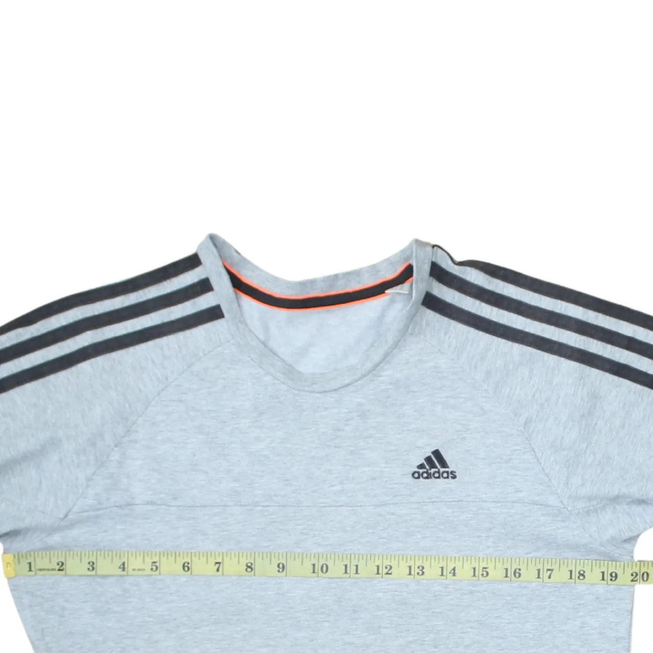 Adidas 90's Short Sleeves Crew Neck T Shirt Medium Grey sold by Vintage Club product image thumbnail 5