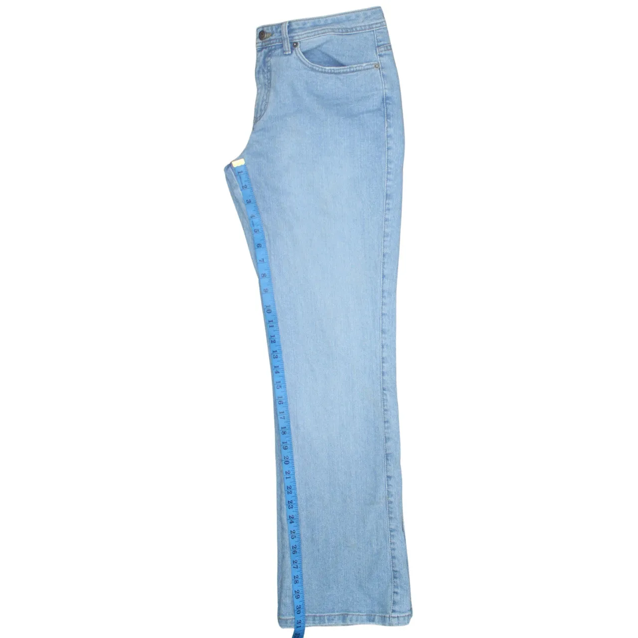 Lee 90's Lightwash Straight Leg Baggy Jeans / Pants 32 Blue sold by Vintage Club product image thumbnail 5