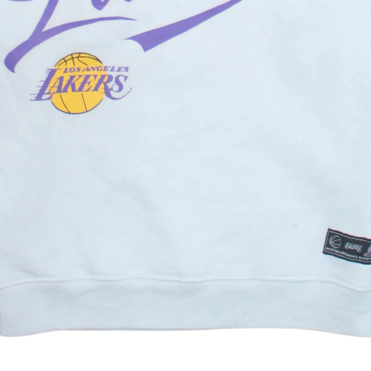 NBA 90's Los Angeles Lakers Crew Neck Sweatshirt Medium White sold by Vintage Club product image thumbnail 4