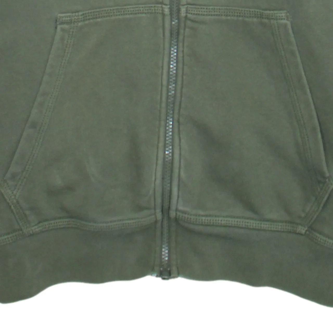 Nike 90's Swoosh Full Zip Up Hoodie Medium Green sold by Vintage Club product image thumbnail 4