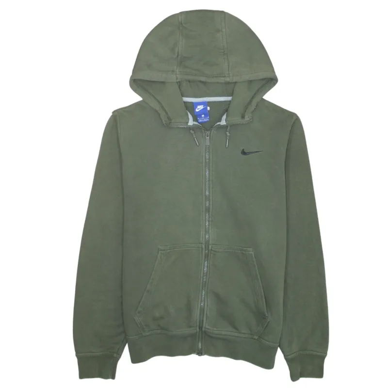 Nike 90's Swoosh Full Zip Up Hoodie Medium Green sold by Vintage Club