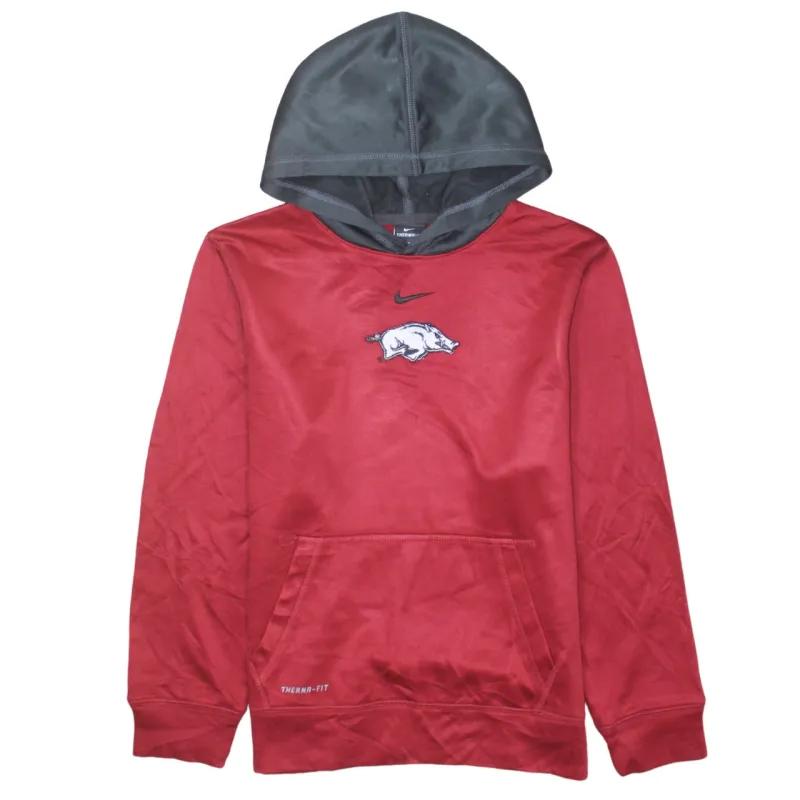 Nike 90's Center Middle Swoosh Pullover Hoodie Large Grey sold by Vintage Club