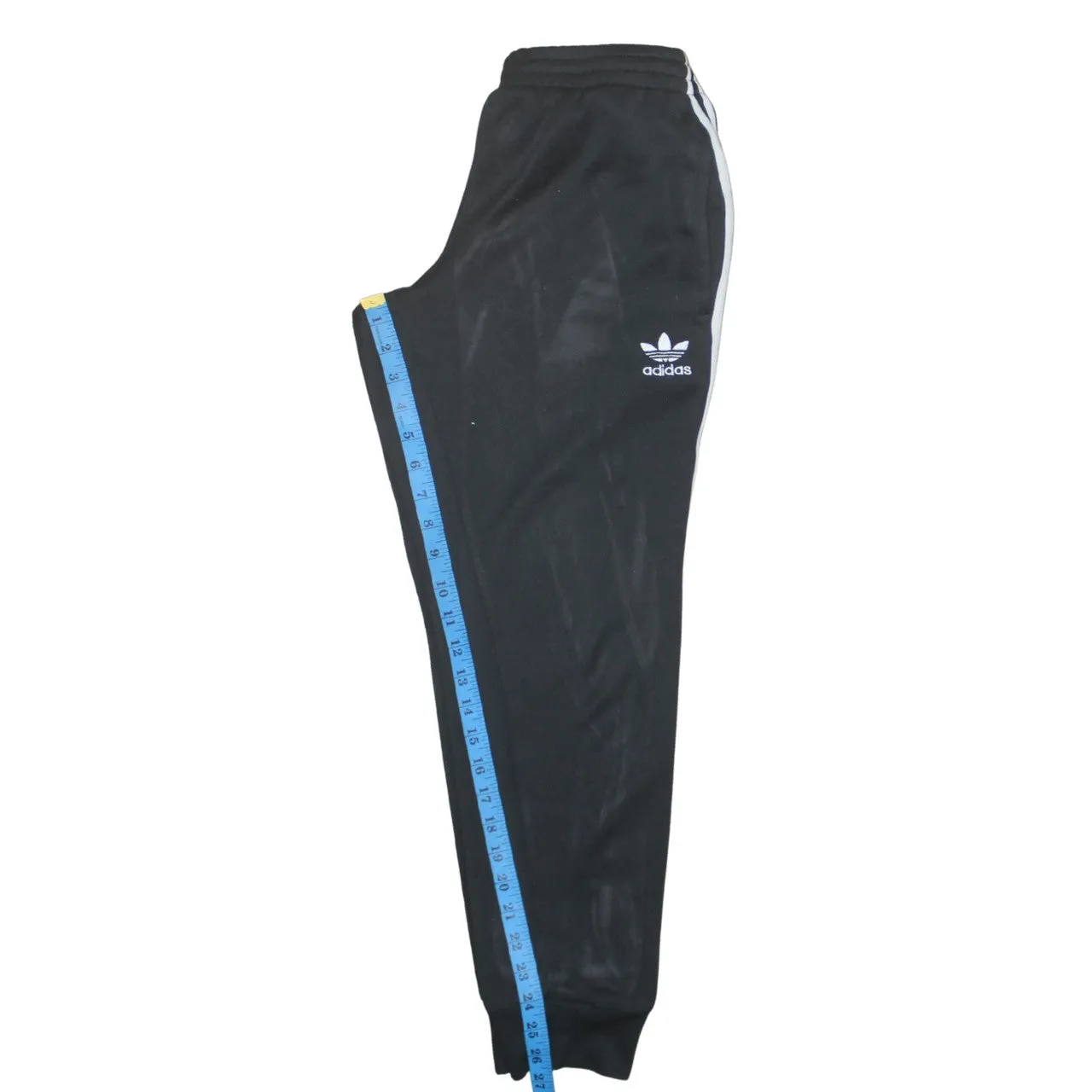 Adidas 90's 3 Stripes Casual Joggers / Sweatpants Small Black sold by Vintage Club product image thumbnail 5