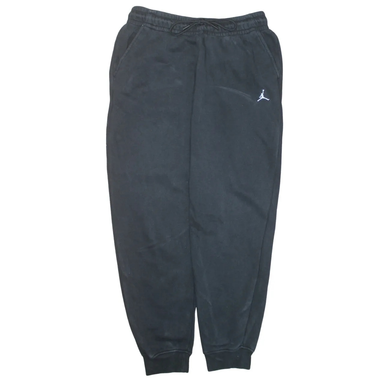 Jordan 90's Rib Cuff Casual Joggers / Sweatpants Medium Black sold by Vintage Club