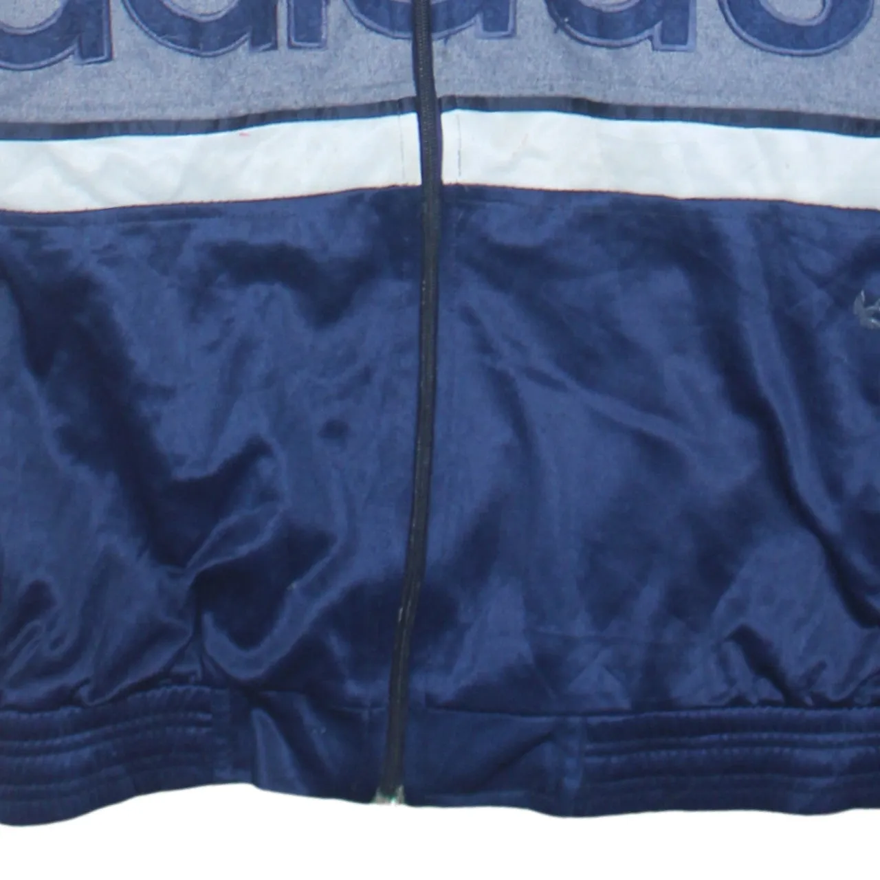 Adidas 90's Spellout Full Zip Up Sweatshirt Large Navy Blue sold by Vintage Club product image thumbnail 4