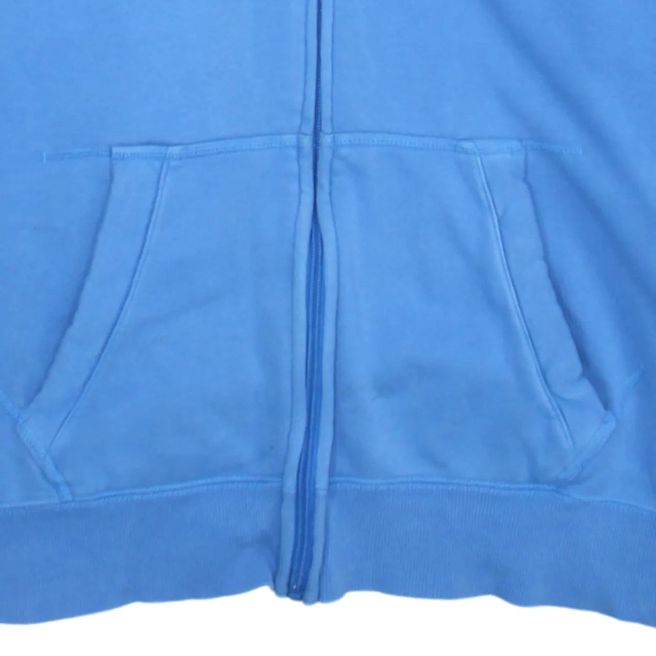 Puma 90's Drawstring Pockets Full Zip Up Hoodie Medium Blue sold by Vintage Club product image thumbnail 4