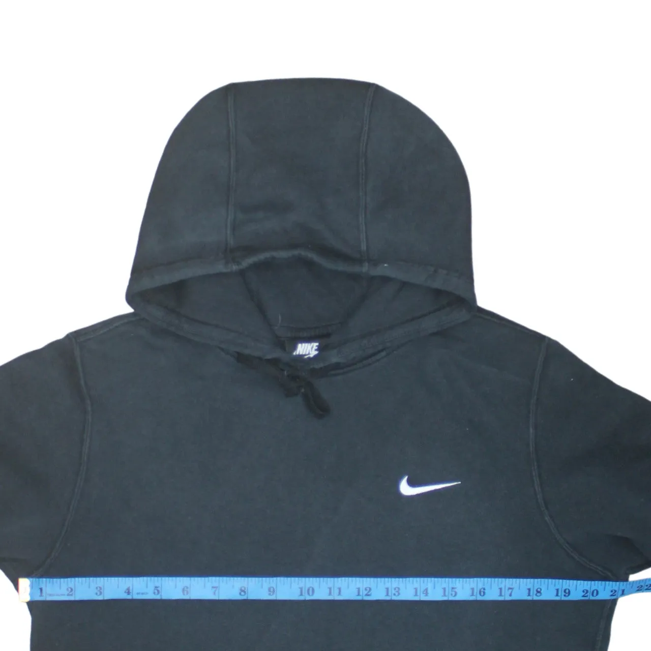 Nike 90's Swoosh Pullover Hoodie Small Black sold by Vintage Club product image thumbnail 5
