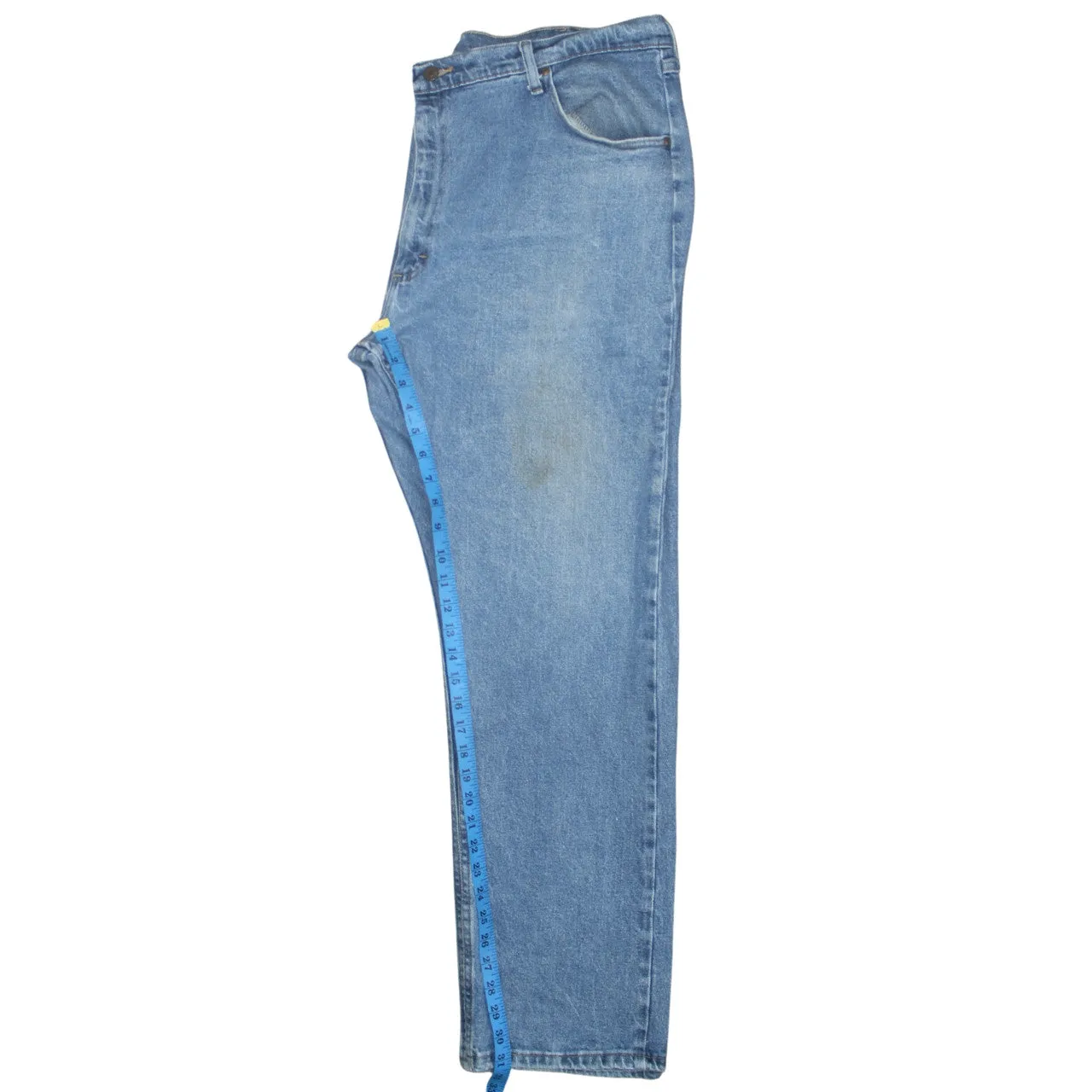 Wrangler 90's Lightwash Straight Leg Baggy Jeans / Pants 40 Blue sold by Vintage Club product image thumbnail 5