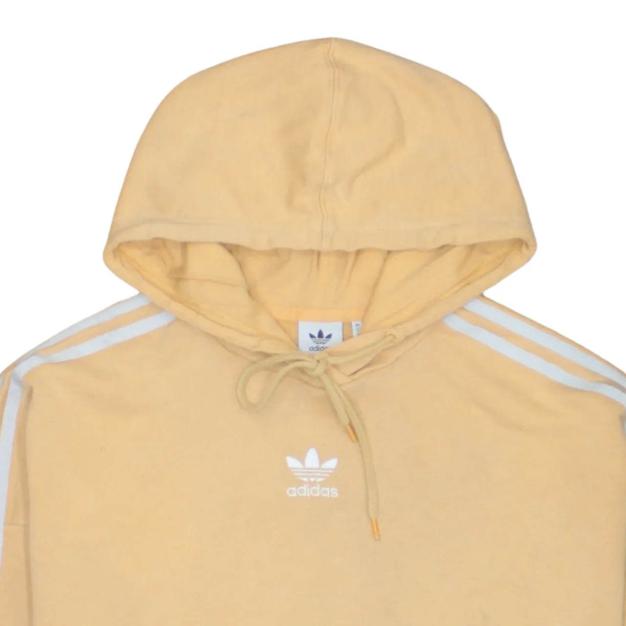 Adidas 90's Striped Sleeve Pullover Hoodie XLarge Yellow sold by Vintage Club product image thumbnail 3