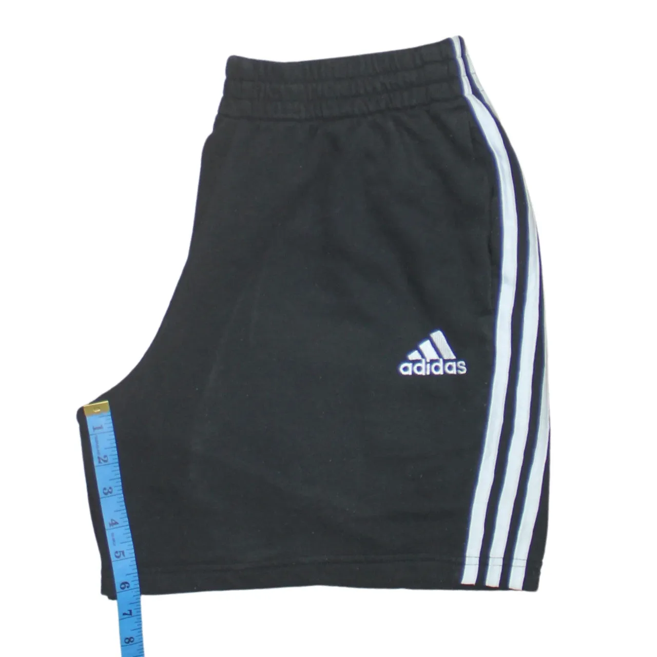Adidas 90's 3 Stripes Baggy Chino Shorts Large Black sold by Vintage Club product image thumbnail 5