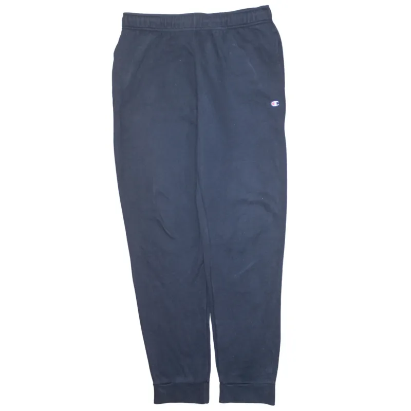 Champion 90's Elasticated Waistband Drawstrings Casual Joggers / Sweatpants Medium Navy Blue sold by Vintage Club