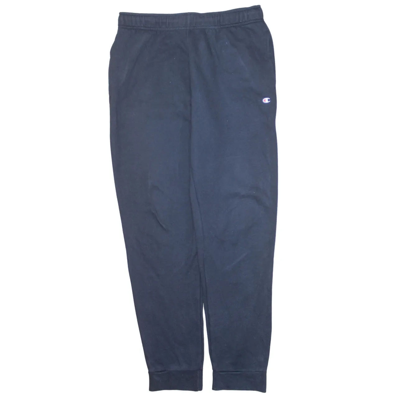 Champion 90's Elasticated Waistband Drawstrings Casual Joggers / Sweatpants Medium Navy Blue sold by Vintage Club