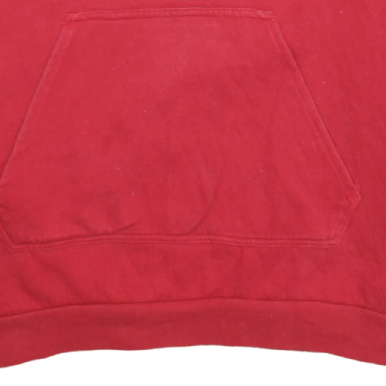 Adidas 90's Drawstring Pockets Pullover Hoodie Medium Red sold by Vintage Club product image thumbnail 4