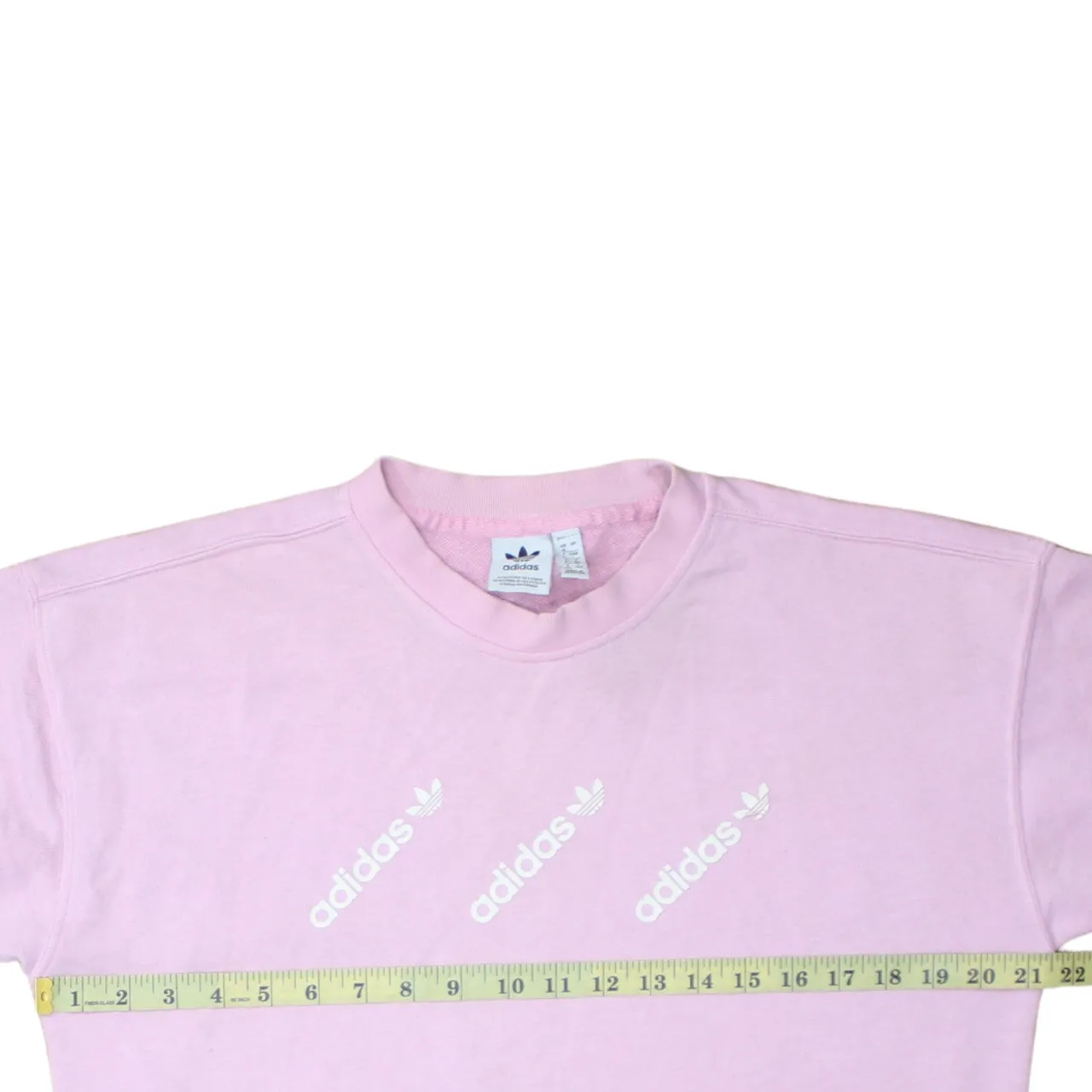 Adidas 90's Lightweight Crew Neck Sweatshirt Large Pink sold by Vintage Club product image thumbnail 5