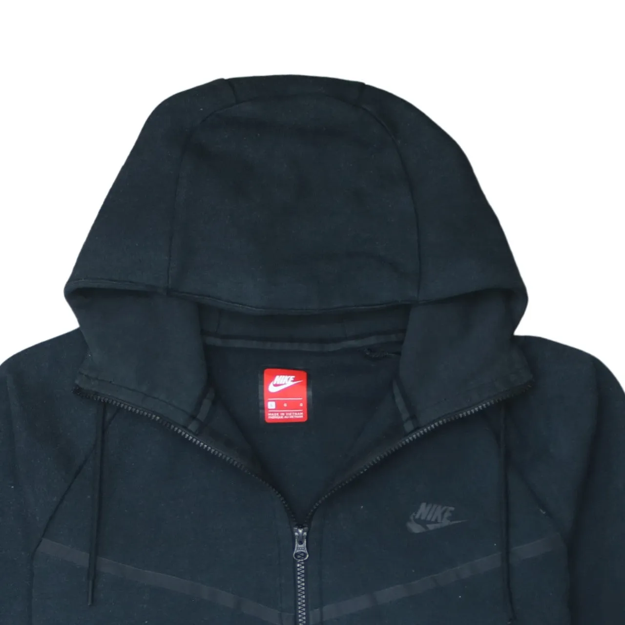 Nike 90's Swoosh Full Zip Up Hoodie Large Black sold by Vintage Club product image thumbnail 3